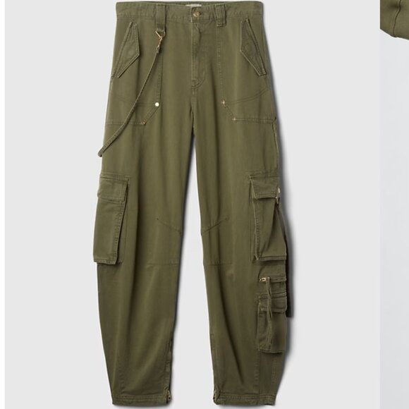Gap × Cult Gaia Cargo Barrel Pants - new with tags - Picture 3 of 15